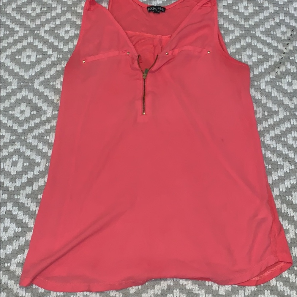 Hot pink blouse